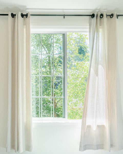 Lush Linen - 100% European Linen Drapery Set
