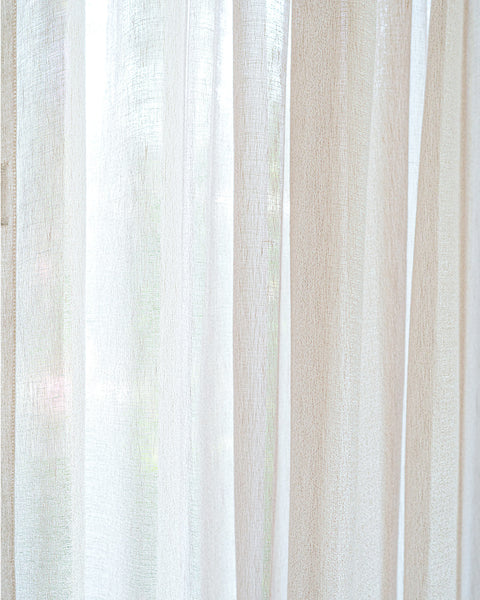 Grace - Pinch Pleat Linen Blend Sheer Drapery