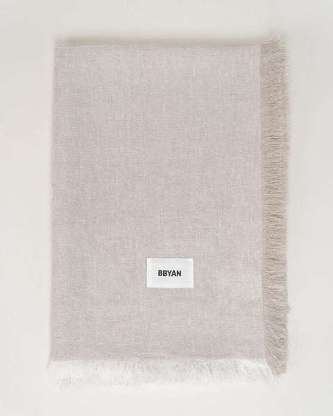 Beach Linen II - 100% European Linen Throw Blanket