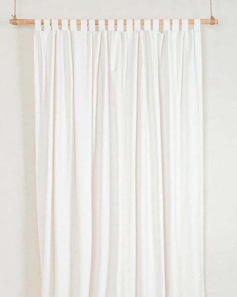 Birch - Tab Top Linen Blend Drapery Set