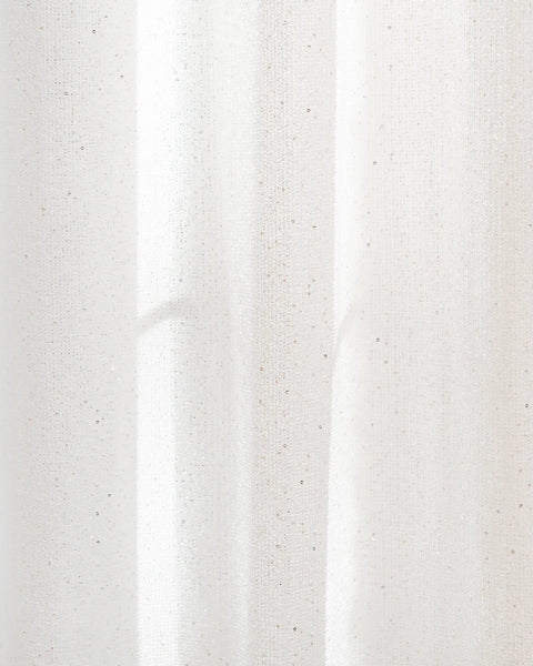 Eden - Grommet Style Sparkle Cotton Blend Sheer Drapery Set