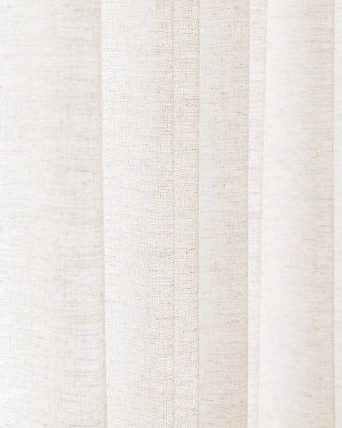 Raindew - Pinch Pleat Linen Blend Drapery Set