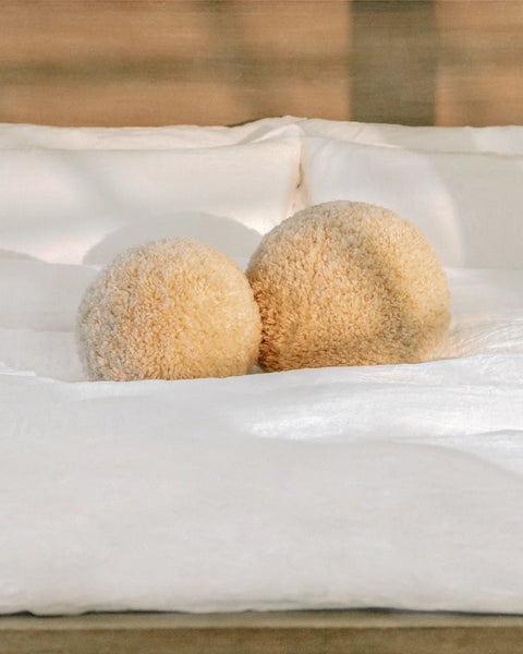 Elina - Faux Fur Decorative Sphere Pillow
