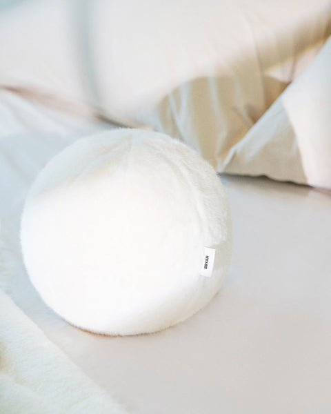 Athena - Faux Fur Sphere Pillow