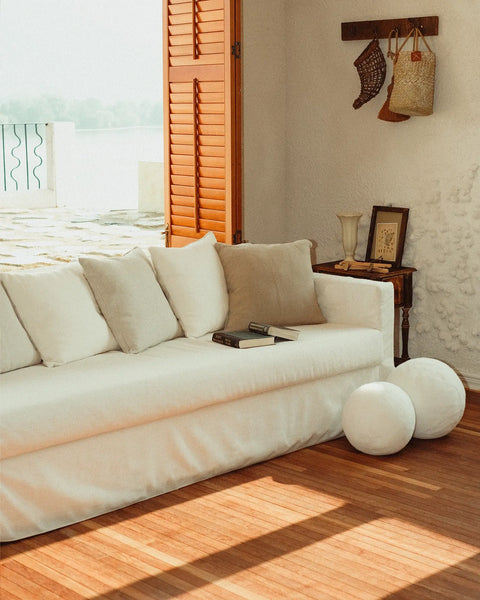 Athena - Faux Fur Sphere Pillow