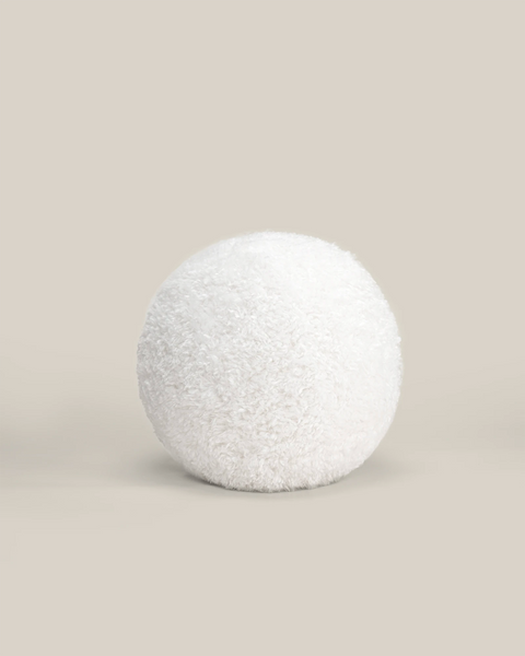 Elina - Faux Fur Decorative Sphere Pillow
