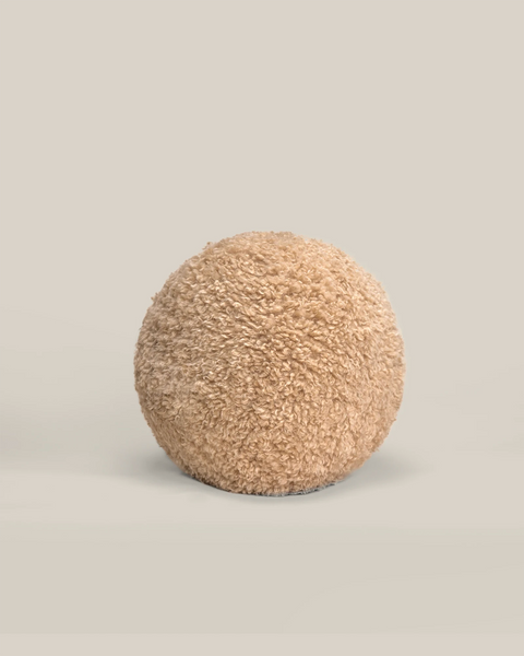Elina - Faux Fur Decorative Sphere Pillow
