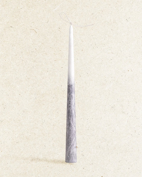 Noir Veil – Feathered Artisan Palm Wax Aromatique Taper Candle