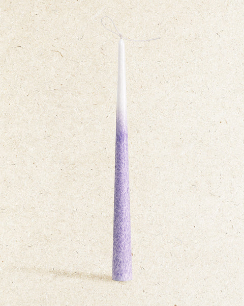 Noir Veil – Feathered Artisan Palm Wax Aromatique Taper Candle