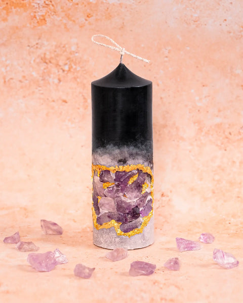 CRYST. Artisan Aromatique Candle — Palm & Beeswax Blend