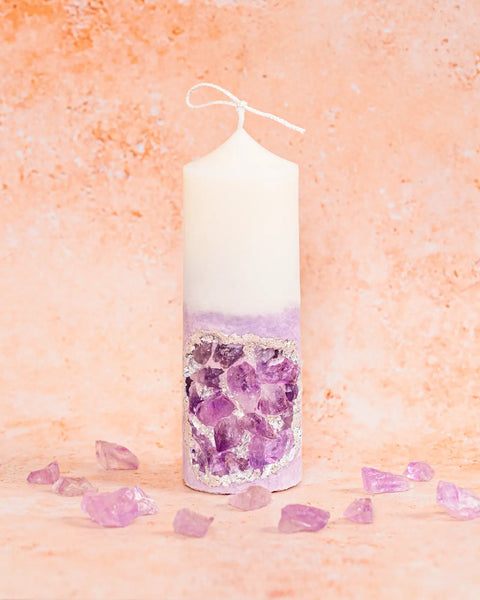 CRYST. Artisan Aromatique Candle — Palm & Beeswax Blend