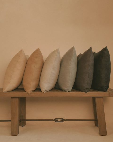 Oud - 100% European Linen Throw Pillow Cover